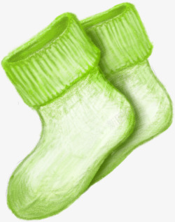 绿色袜子浅绿色袜子素材