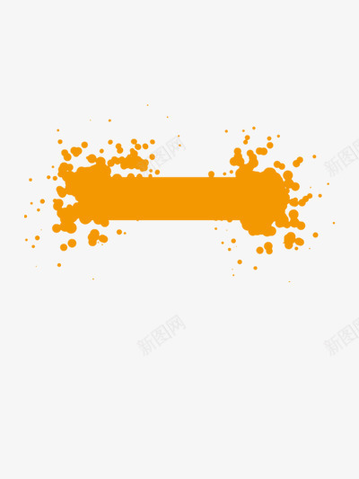 黄色斑点状分散的对话框png免抠素材_新图网 https://ixintu.com 分散 对话 点状 色斑