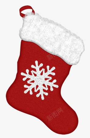 圣诞长筒袜png免抠素材_新图网 https://ixintu.com 圣诞节 漂亮 白色 礼物 袜子