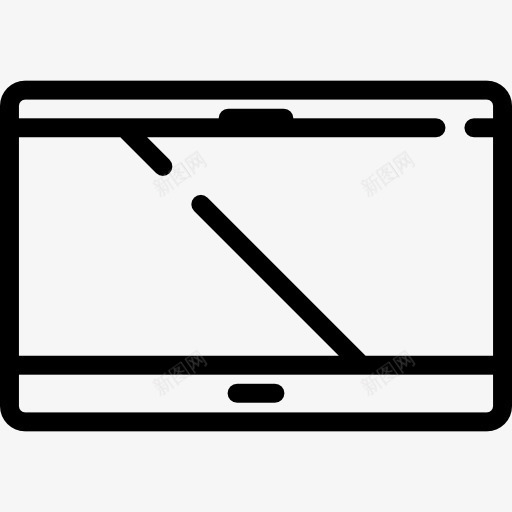 水平平板电脑的触摸屏图标png_新图网 https://ixintu.com iPad iPad的触摸屏手机 平板电脑 技术
