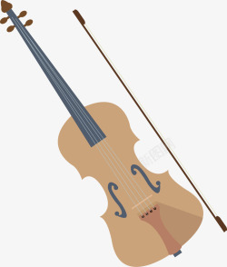 优雅小提琴矢量图素材