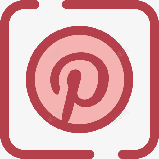 Pinterest图标png_新图网 https://ixintu.com Pinterest 品牌和标志 标志 标识 社交媒体 社交网络