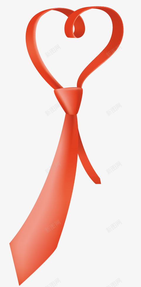 手绘领带png免抠素材_新图网 https://ixintu.com 手绘 红领巾 领带