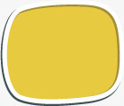 手绘可爱卡通黄色对话框图标图标