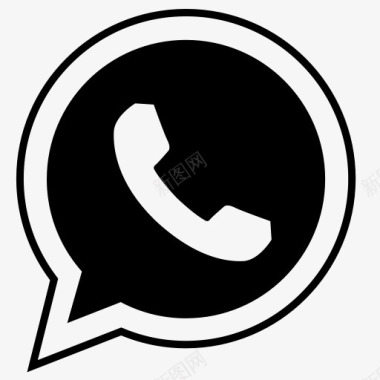 WhatsApp品牌amp应用图标图标
