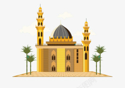 伊斯兰教城堡素材