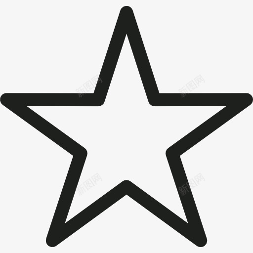 明星图标png_新图网 https://ixintu.com 形状 晚上 最喜欢的形状 象征