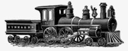 旧火车黑色复古火车高清图片