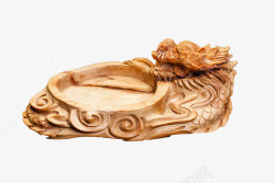 龙头样式木雕工艺品素材