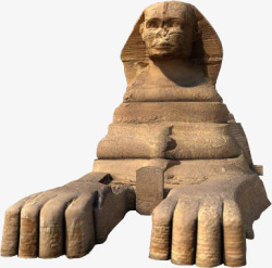 埃及神兽沙漠人面狮身兽高清图片