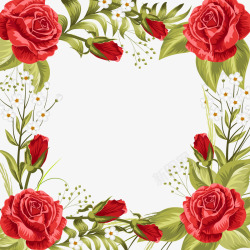 红玫瑰花骨朵红玫瑰高清图片