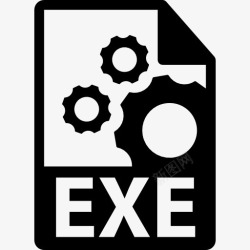 EXE的象征exe文件格式符号图标高清图片