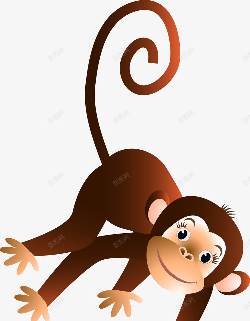 可爱小猴子png免抠素材_新图网 https://ixintu.com 动物 卡通猴子 可爱猴子 可爱猴子表情 手绘猴子 猴子 猴子表情 矢量动物 矢量猴子 表情