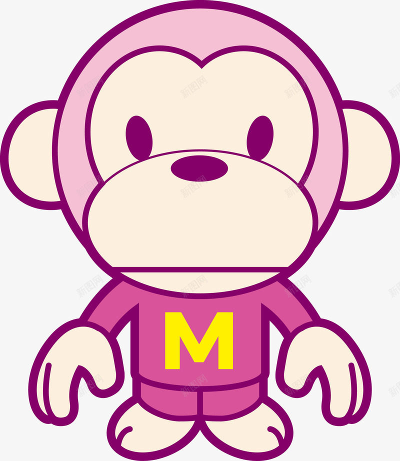 呆萌的卡通猴子png免抠素材_新图网 https://ixintu.com 动物 卡通猴子 可爱猴子 可爱猴子表情 手绘猴子 猴子 猴子表情 矢量动物 矢量猴子 表情