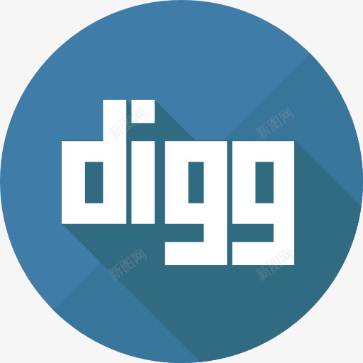 Digg图标png_新图网 https://ixintu.com Digg 品牌 品牌和标志 标志 标识 社交媒体 社交网络