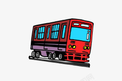英国bus复古bus客车psd素材
