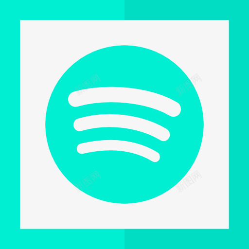 Spotify图标png_新图网 https://ixintu.com Spotify 品牌 广场 标志 流媒体 音乐播放器