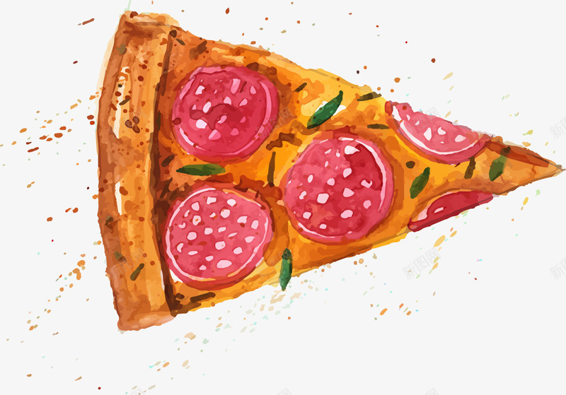创意手绘披萨png免抠素材_新图网 https://ixintu.com PIZZA 创意 手绘 披萨