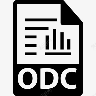 ODC文件格式符号图标图标