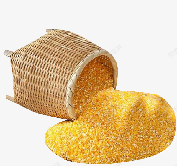 散装玉米糁png免抠素材_新图网 https://ixintu.com 玉米糁 边框 金黄 颗粒 食材玉米糁