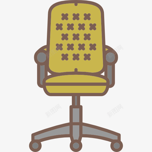 转椅图标png_新图网 https://ixintu.com 优雅 古董 家具 舒适 转椅