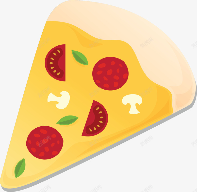 美味三角芝士披萨矢量图ai免抠素材_新图网 https://ixintu.com 意式披萨 披萨 披萨饼 矢量png 美味披萨 芝士披萨 矢量图