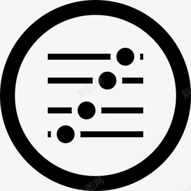 滑块的符号一圈图标图标