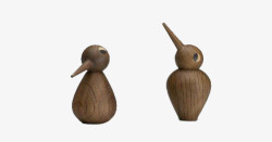 啄木鸟木制玩偶创意家居摆件素材