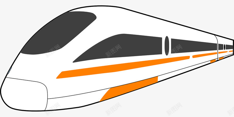白色的动车png免抠素材_新图网 https://ixintu.com 动车 和谐号 火车 白色 运输 高铁