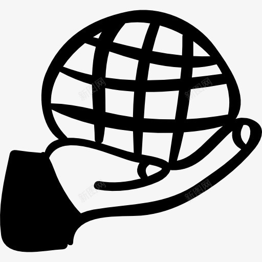 一方面支持地球手工符号图标png_新图网 https://ixintu.com 一方面 业务 全球控股 地球 手工制作 支持 灰色的