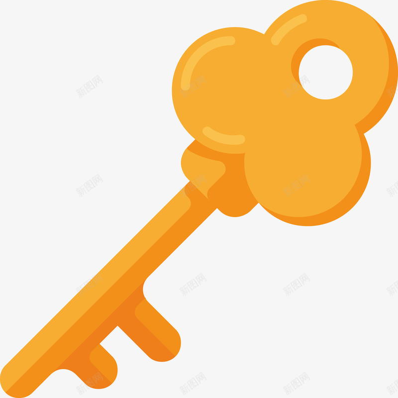 一把金黄色钥匙矢量图eps免抠素材_新图网 https://ixintu.com 一把钥匙 矢量钥匙 金黄色钥匙 钥匙 钥匙PNG 黄色钥匙 矢量图