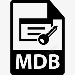 数据访问mdb文件格式符号图标高清图片