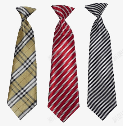 领带png免抠素材_新图网 https://ixintu.com 三条领带 打领带 领带
