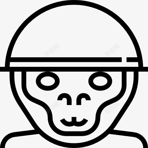 猴子图标png_新图网 https://ixintu.com 动物 天文 太空 太空服 宇航员 星系 水肺 猴子 设备