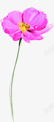 紫色唯美水彩花朵绽放美景png免抠素材_新图网 https://ixintu.com 水彩 紫色 绽放 美景 花朵