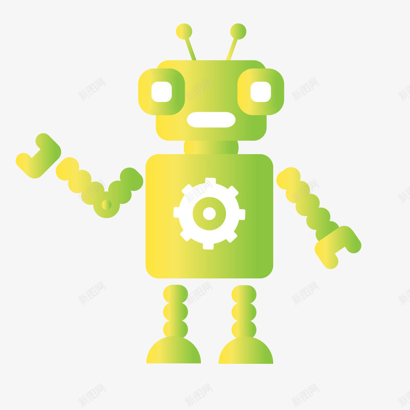 时尚机器人图标png_新图网 https://ixintu.com 人工智能 图标 彩绘 手绘 插画 时尚 机器人