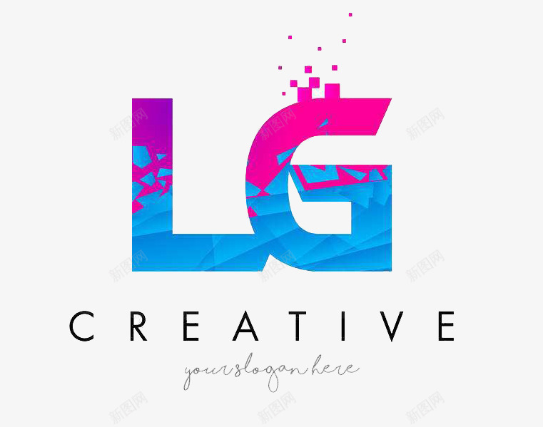 彩色创意LG品牌logo图标png_新图网 https://ixintu.com LG品牌logo 免抠logo 创意 彩色 标志 标识