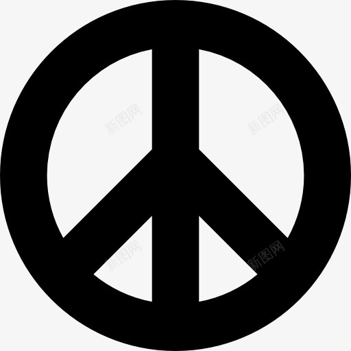 和平的象征图标png_新图网 https://ixintu.com 圆 标志 符号 象征和平