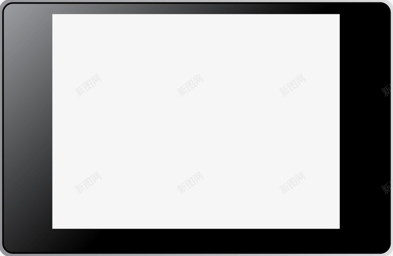 平板电脑png免抠素材_新图网 https://ixintu.com 平板电脑 显示屏 黑色