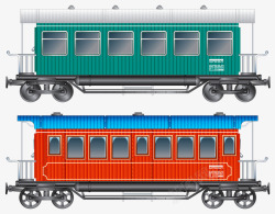 火车厢手绘火车厢高清图片