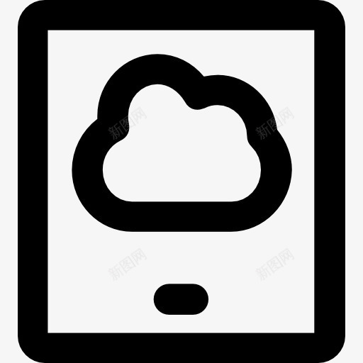 云计算图标png_新图网 https://ixintu.com 云计算 多媒体接口 多媒体选项 平板电脑 数据存储