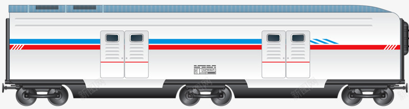手绘火车png免抠素材_新图网 https://ixintu.com 交通工具 手绘 火车厢 车结