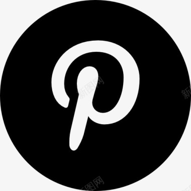 Pinterest的标识圈图标图标