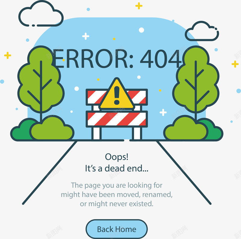 树木清新404网页错误的矢量图ai免抠素材_新图网 https://ixintu.com 404 卡通 可爱 搜寻 搜索 树木 清新 清新404网页 漂流 网页错误 设计 错误矢量 矢量图