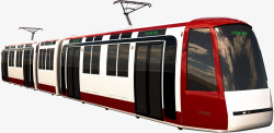 红灰色高速列车红白色高速列车高清图片