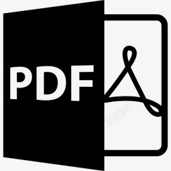 PDF格式PDF文件格式的符号图标高清图片