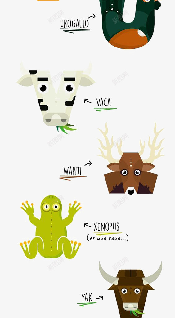 卡通动物插画png免抠素材_新图网 https://ixintu.com 扁平化 扁平化动物 手绘动物 蜜蜂 螃蟹
