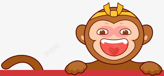 卡通悟空猴子png免抠素材_新图网 https://ixintu.com 卡通 猴子