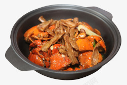 中餐美食蟹煲传统美食素材