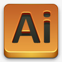 Adobe人工智能应用程序图标图标